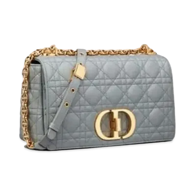 Dior Medium Dior Caro Bag "Gray"