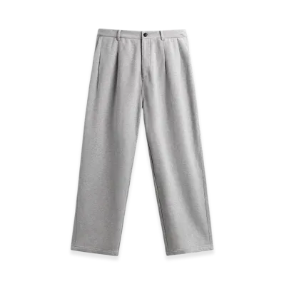 ZARA x CHAMPION Pleated Relaxed Fit Pants "Grey Marl"