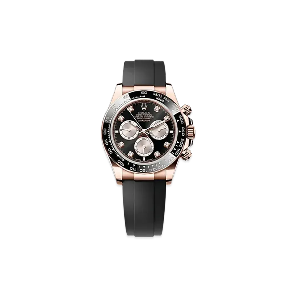 ROLEX Cosmograph Daytona 40mm Everose Gold 126515LN "Bright Black/Sundust"
