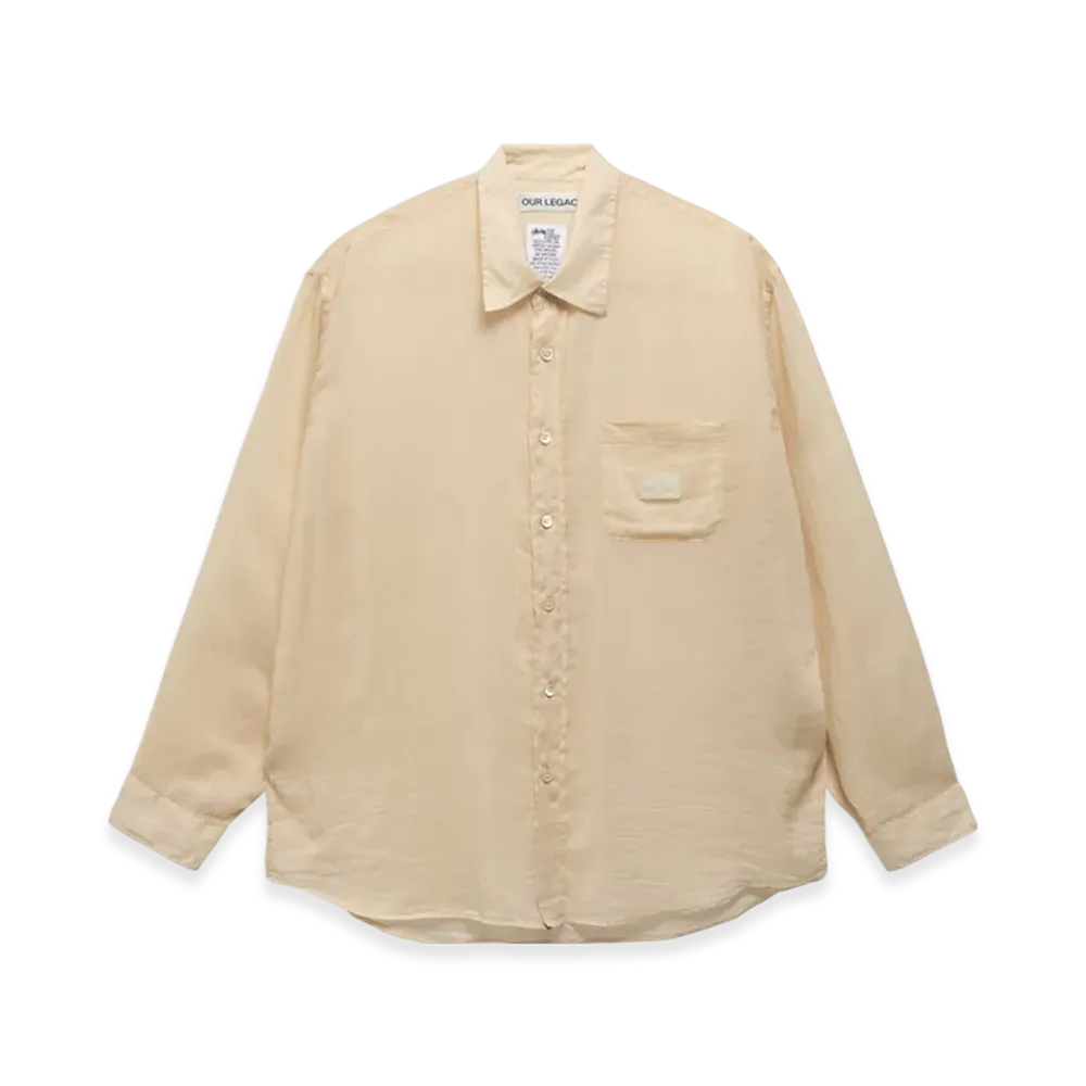 Stussy x Our Legacy Work Shop Shirt "Sand Cotton Silk"