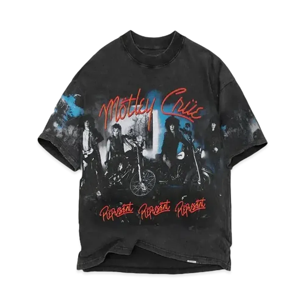 REPRESENT x Motley Crue Bad Boys T-Shirt "Vintage Grey"