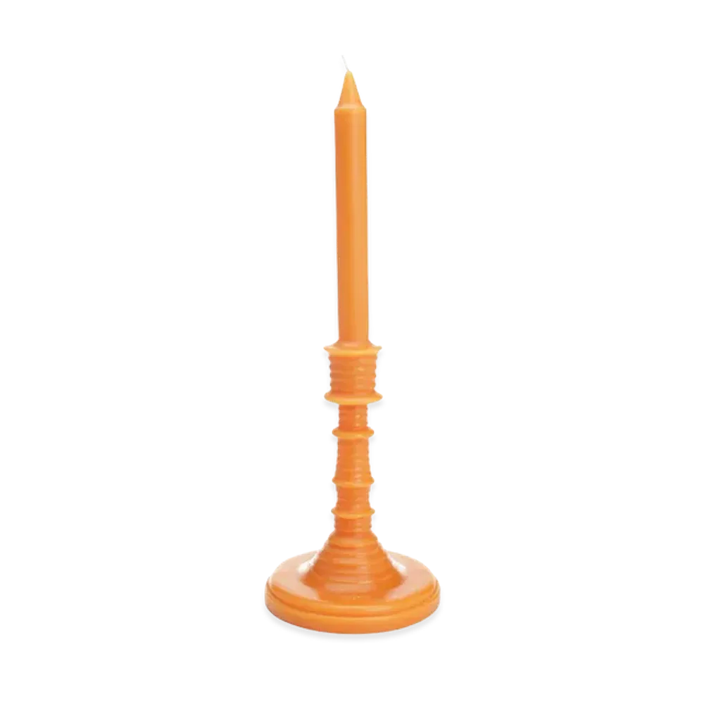 LOEWE 'orange Blossom' Candlestick 330 Gr "Orange"