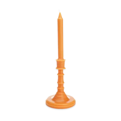 LOEWE 'orange Blossom' Candlestick 330 Gr "Orange"