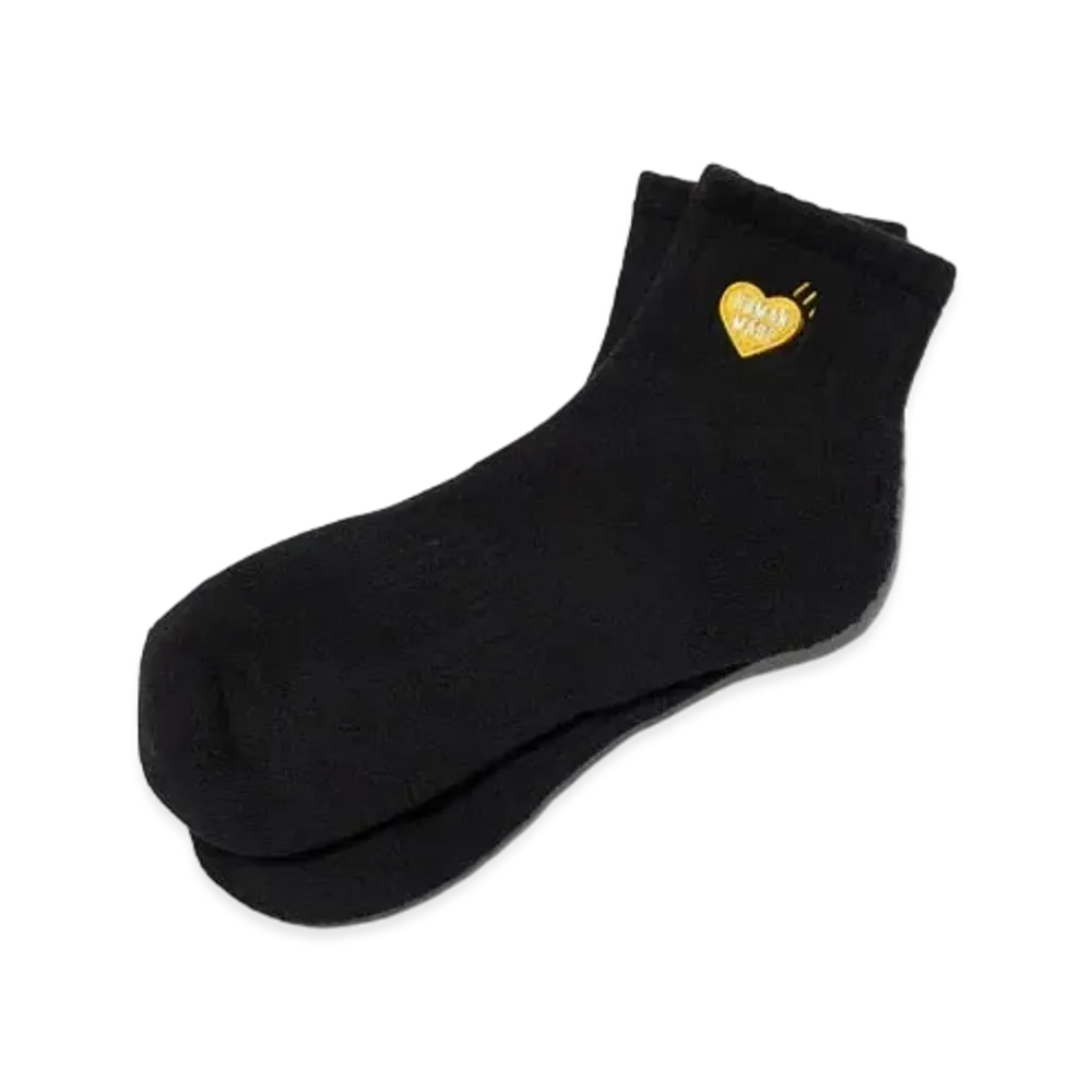 HUMAN MADE Short Pile Socks "Black"