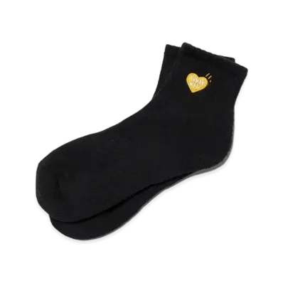 HUMAN MADE Short Pile Socks "Black"