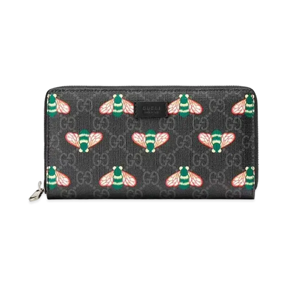 GUCCI Bestiary Zip Around Wallet
