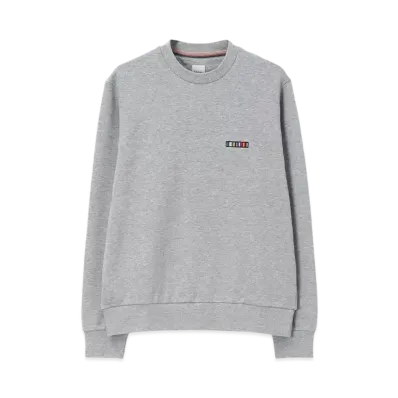 Paul Smith Signature Stripe Bar Sweatshirts "LightGray"