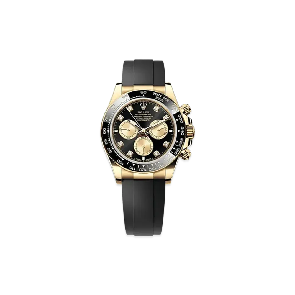ROLEX Cosmograph Daytona 40mm Yellow Gold 126518LN "Bright Black/Golden"