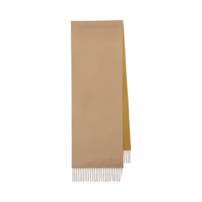 Paul Smith Cashmere Reversible Scarf "Beige"