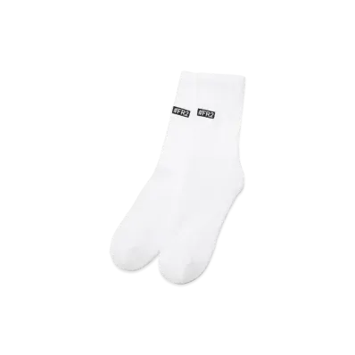 FR2 Box Logo Socks "White"