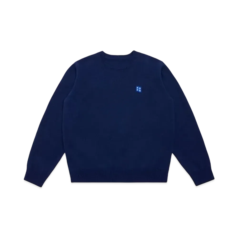 ADERERROR Tag Knit 01 "Navy"