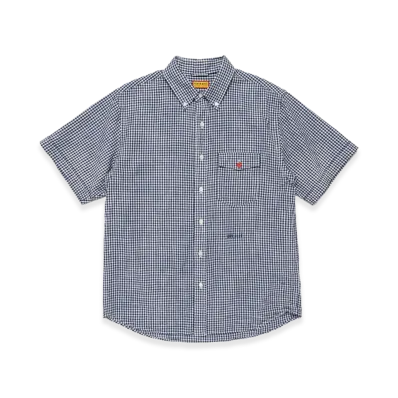 HUMAN MADE Check B.D S/S Shirt "Blue"