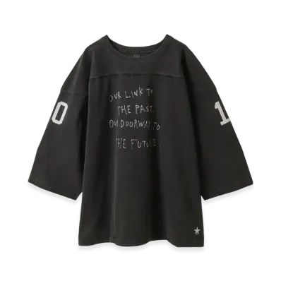 Converse x Fill The Bill Number Football Tee "Black"