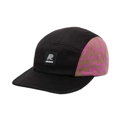 atmos x ALBINO & PRETO 5 Panel Cap "Black"