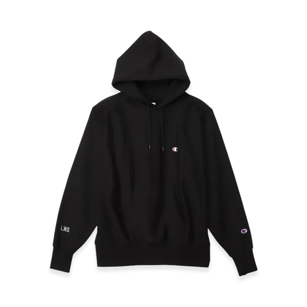 Champion Reverse Weave Hooded Sweatshirt 24FW "Black"