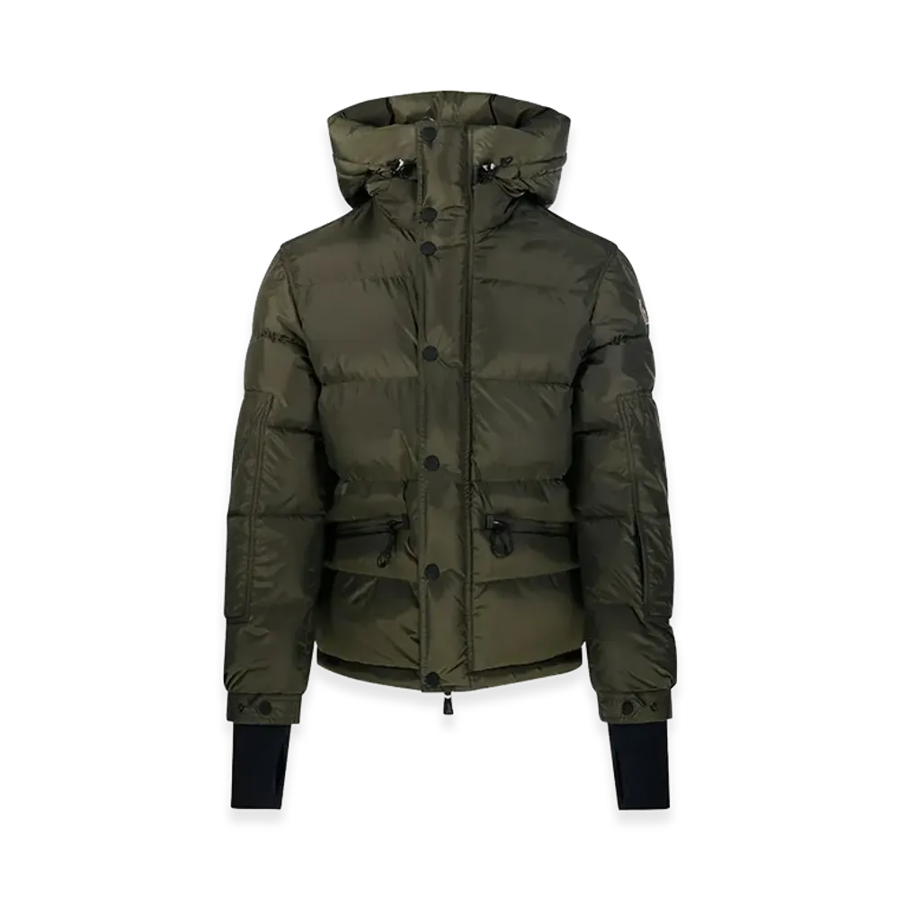 MONCLER Grenoble Kasanka Hooded Down Ski Jacket "Green"