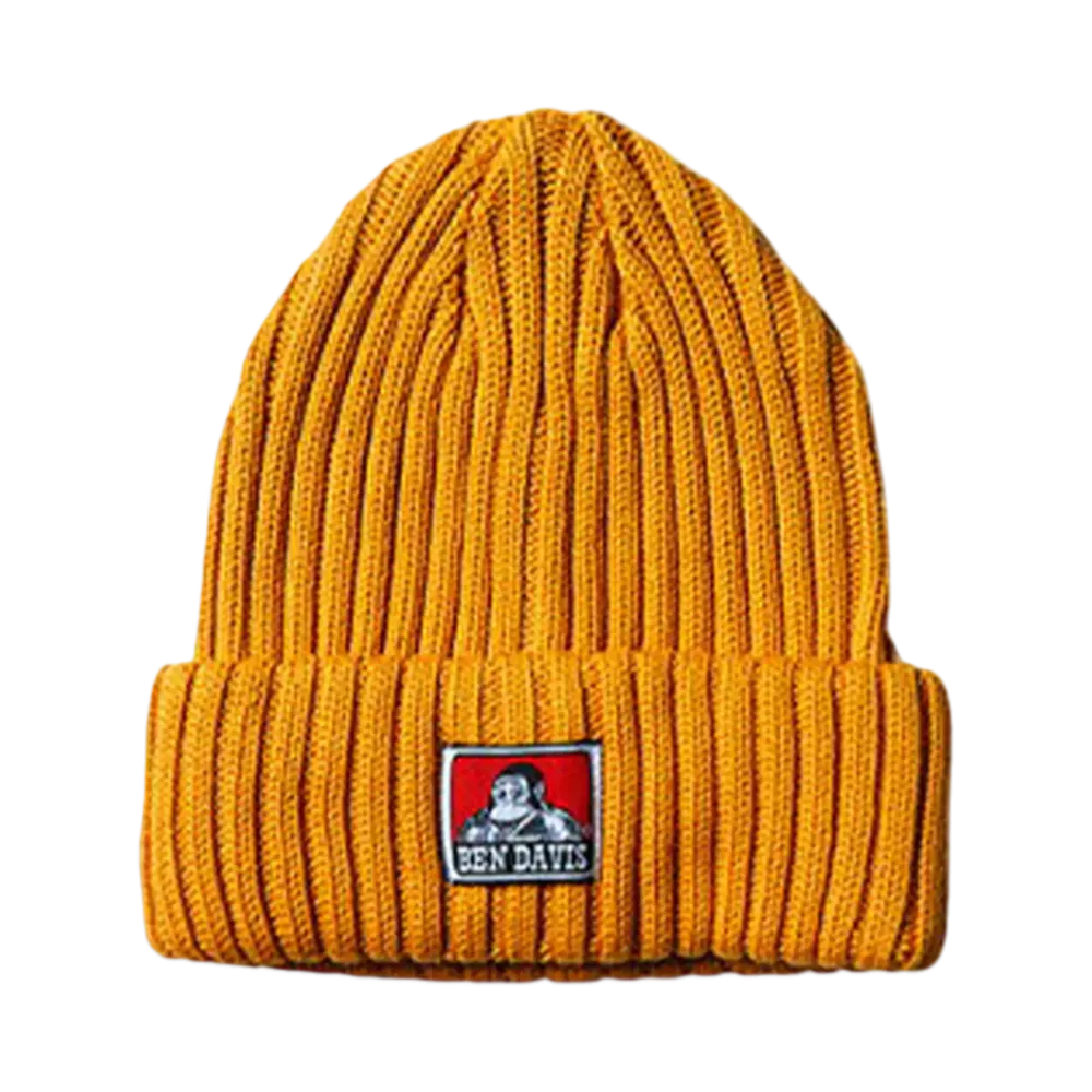BEN DAVIS Knit Cap Cap Hat Knit Cap Men Women Unisex "D.Yellow"