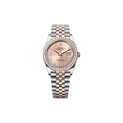 ROLEX Datejust 36 Oystersteel & Everose Gold Diamond "Rose"