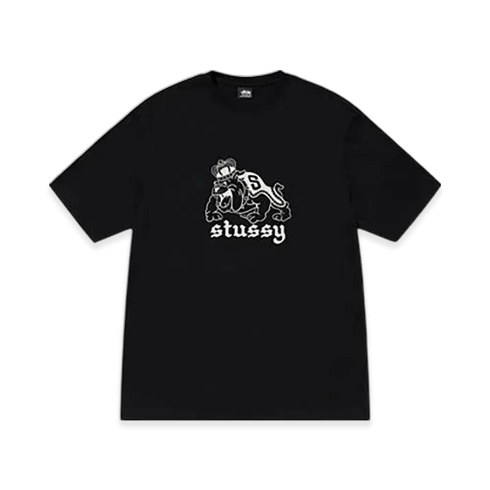 Stussy Bulldog Tee "Black"