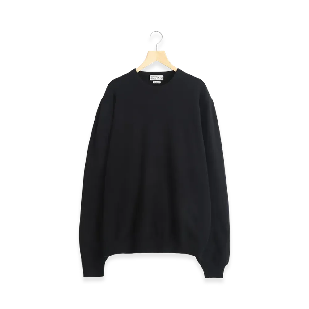 COMOLI x Scott & Charters Crew Neck Knit "Black"