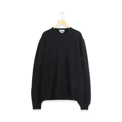 COMOLI x Scott & Charters Crew Neck Knit "Black"