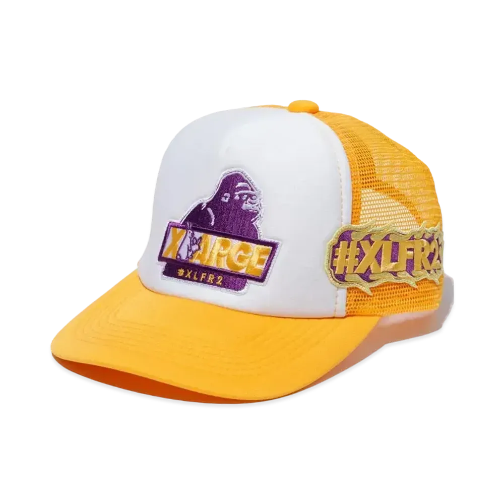 XLARGE x FR2 MESH CAP "Yellow"
