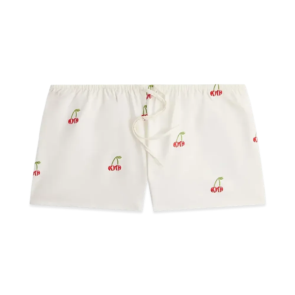 Kith Women's Esbe Cherry Oxford Micro Short "White"
