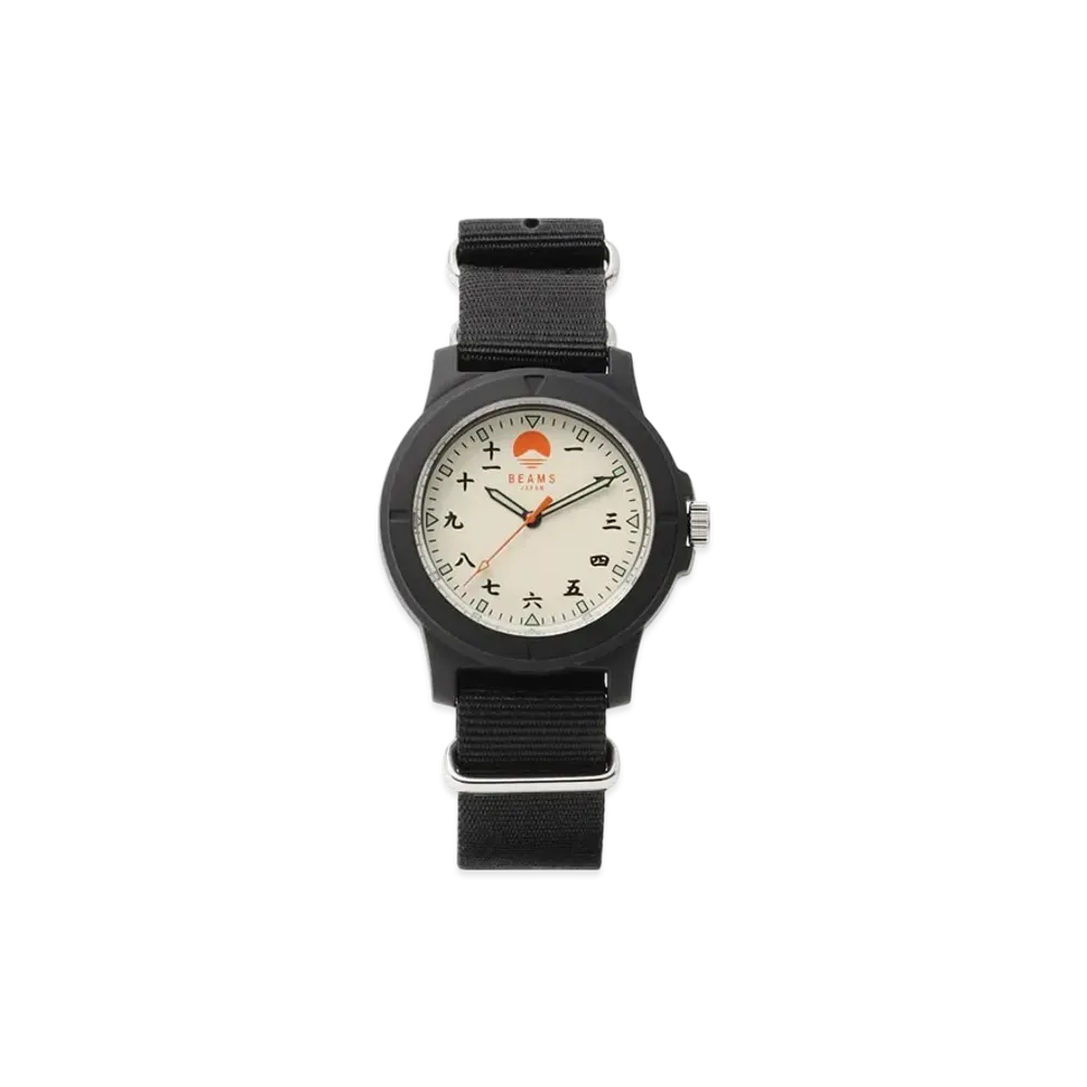 BEAMS Exclusive Original Chinese Numeral Watch "Black"
