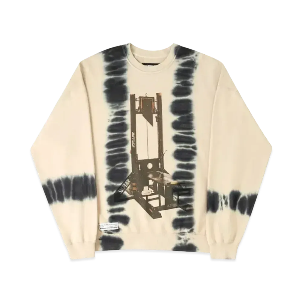 SUPPLIER Guillotine Tie Dye Crew Sweat "Beige"