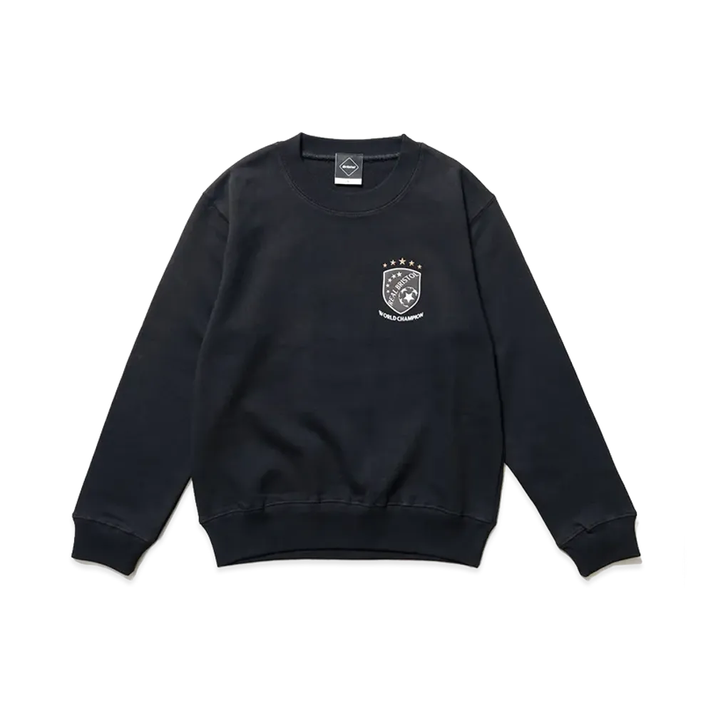 F.C.Real Bristol Champions Team Crewneck Sweat "Black"