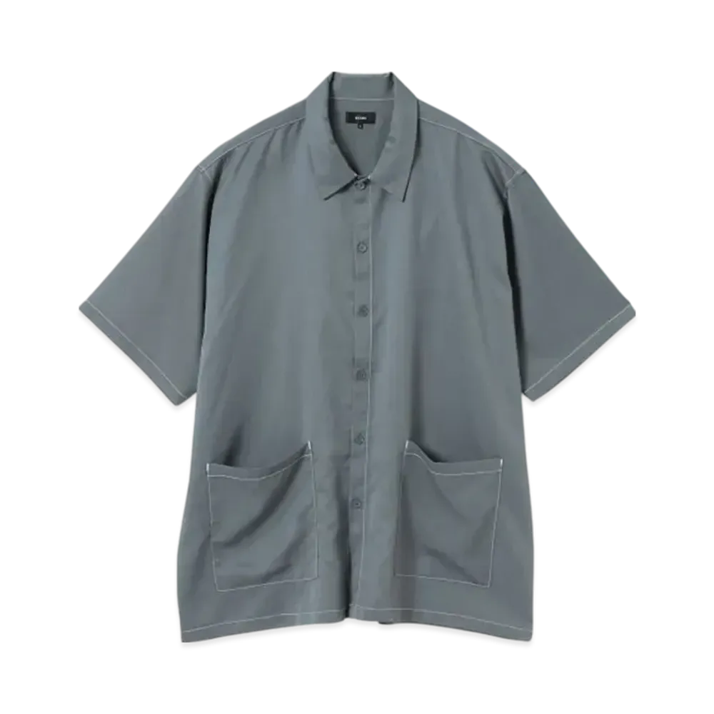 BEAMS Stitch Easy Shirt "Gray"
