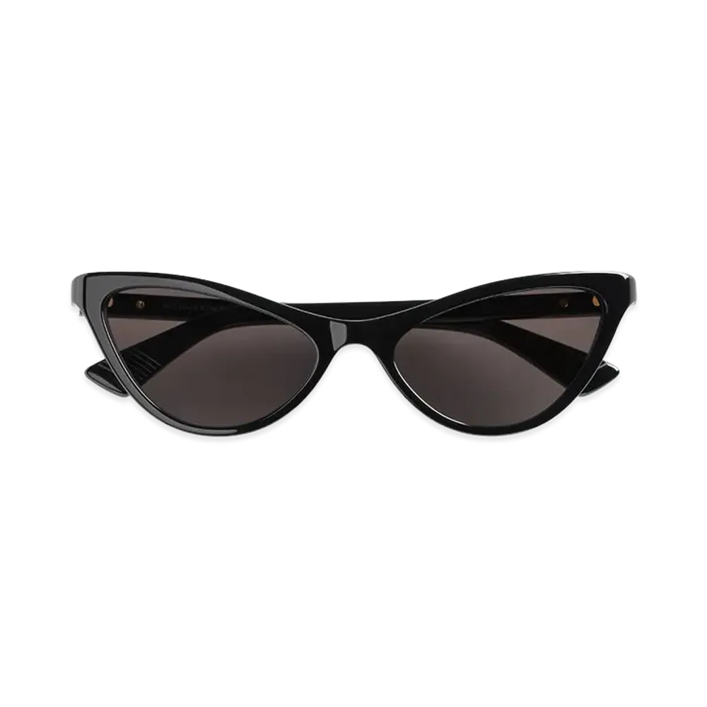 Bottega Veneta Classic Cat-Eye Sunglasses "Black/Grey"