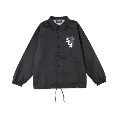 WIND AND SEA x Ghost In The Shell Sac_2045 Coach Jacket "Black"