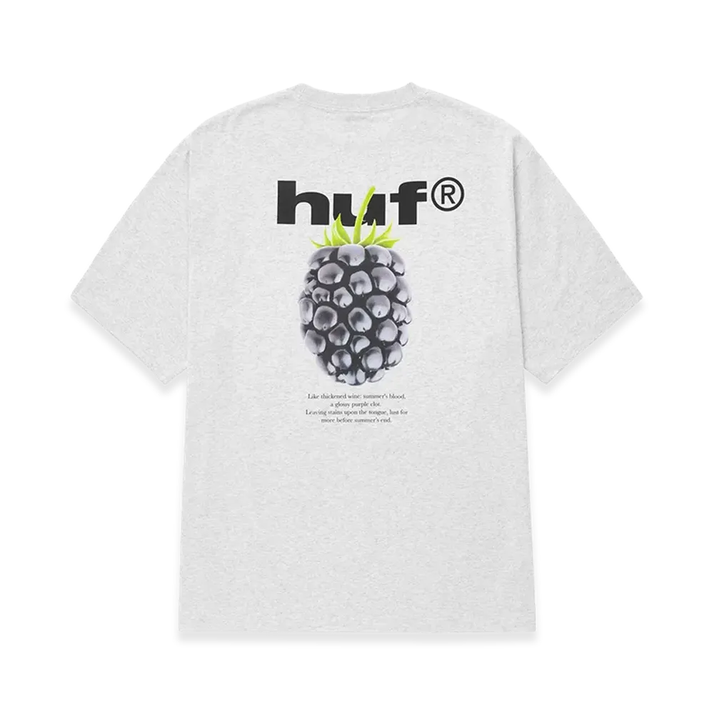 HUF Black Berry Tee "Ash Grey"