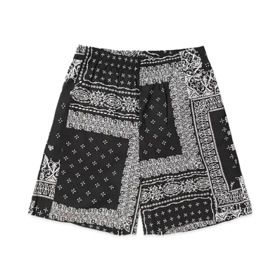 BUENA VISTA 髑髏 bandana shorts "BLACK"