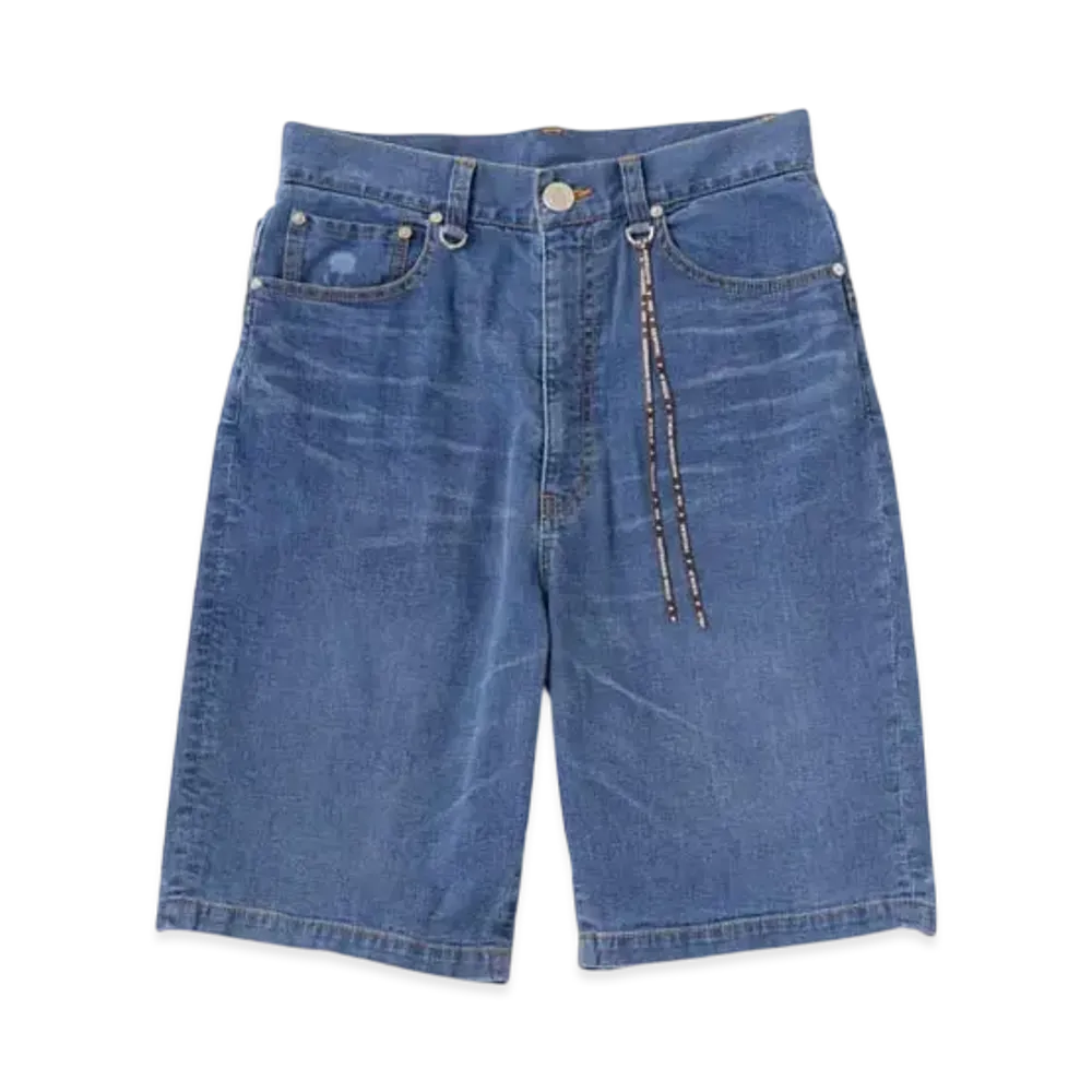 mastermind WORLD Light Oz Denim Shorts "Indigo"