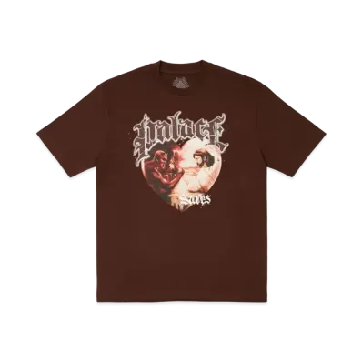 PALACE Save Thyself T-Shirt "Brown"