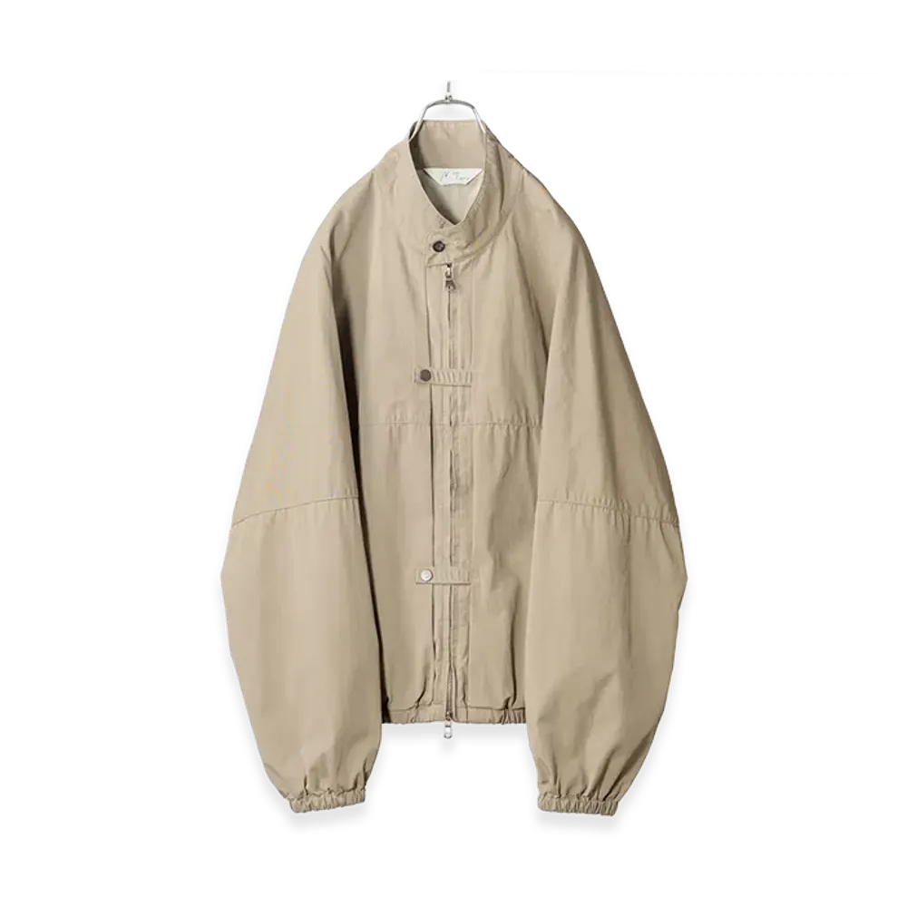 ANCELLM Aging Kimono Blouson "Khaki Beige"