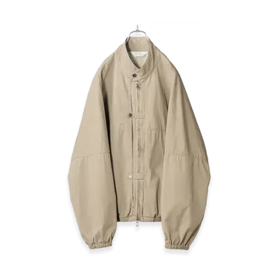 ANCELLM Aging Kimono Blouson "Khaki Beige"