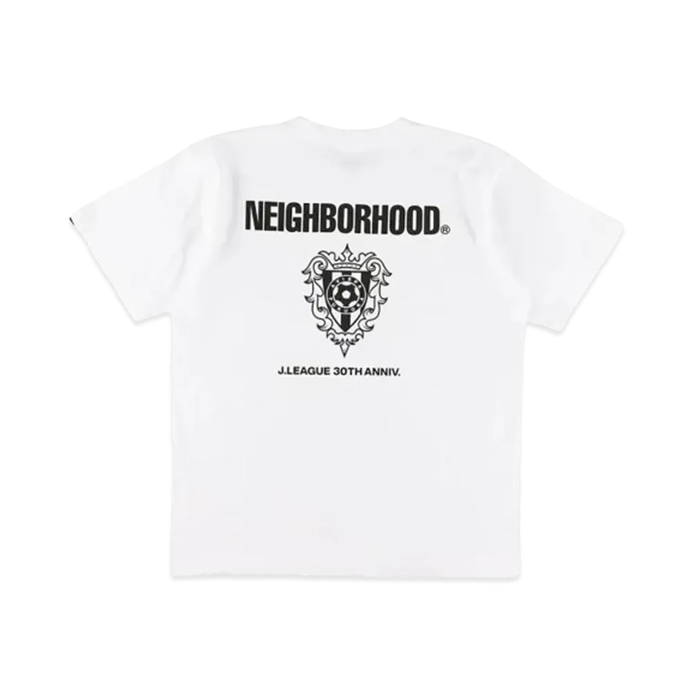 NEIGHBORHOOD x Avispa Fukuoka Collab Short Sleeved T-shirt "White"