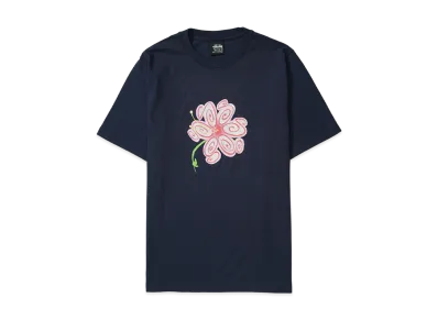 Stussy S Flower Tee "Navy"