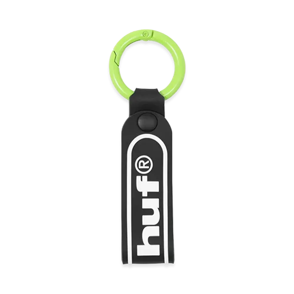 HUF Eightynine Rubber Keyring "Black"