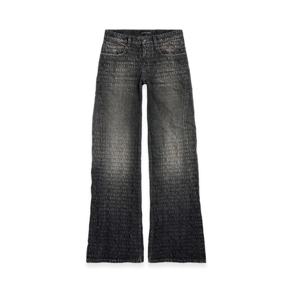BALENCIAGA Wide Leg Pants "Black"