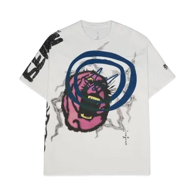 Travis Scott Cactus Jack For Fragment Sunrise Tee "White"
