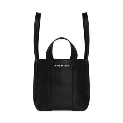 BALENCIAGA Everyday XL East-west Shoulder Tote Bag In Grained Calfskin "Black"