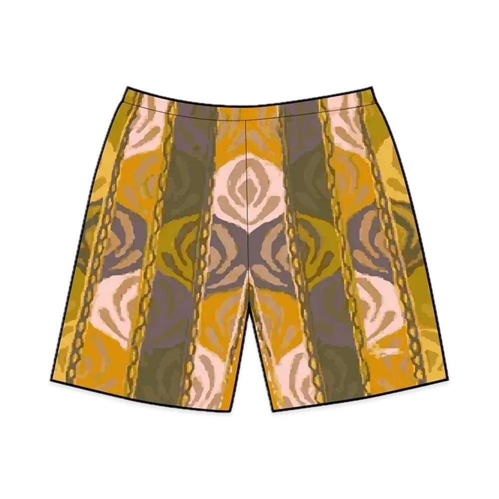 Supreme Abstract Textured Knit Short "Dark Olive"