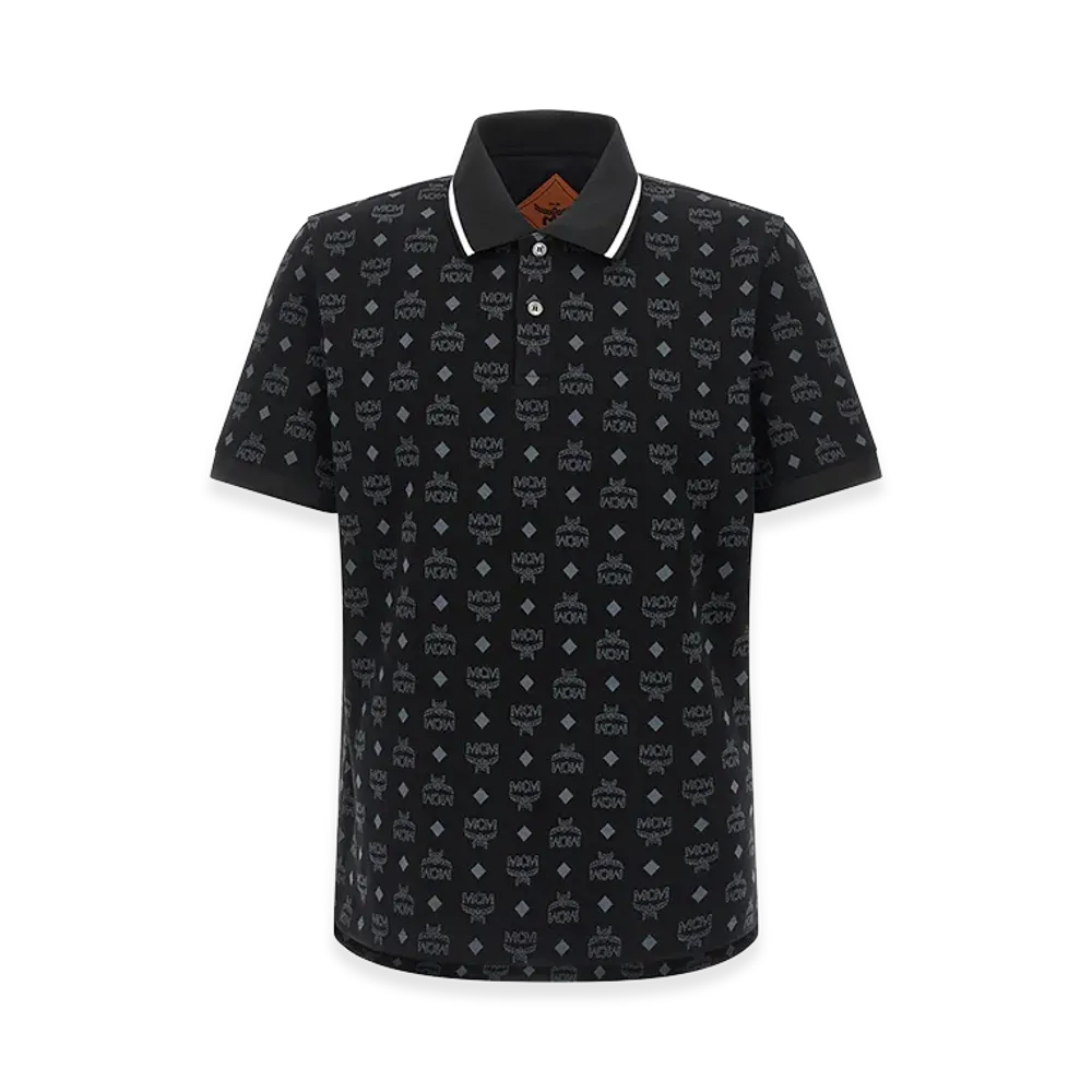 MCM Press Polo Shirt "Black"
