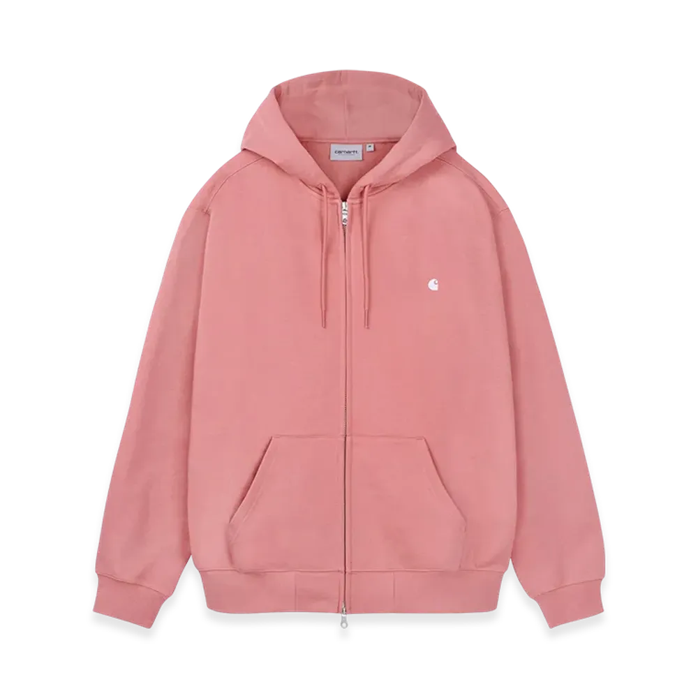 Carhartt WIP Hooded Madison Jacket "Ash Pink/White"