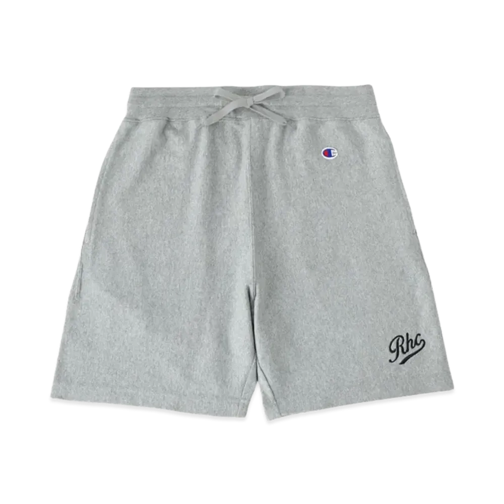 RHC Ron Herman x Champion R Logo Sweat Shorts "Gray"