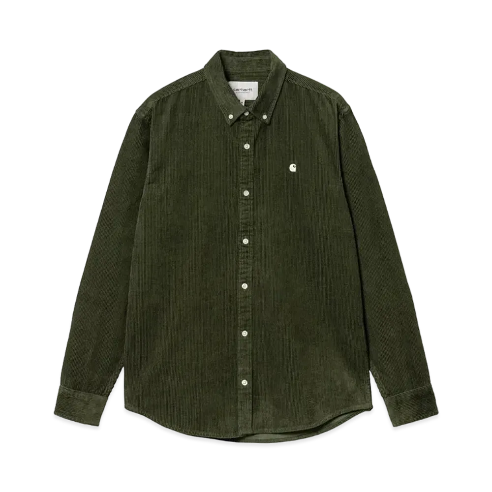 Carhartt WIP L/S Madison Cord Shirt "Tarragon/Wax"